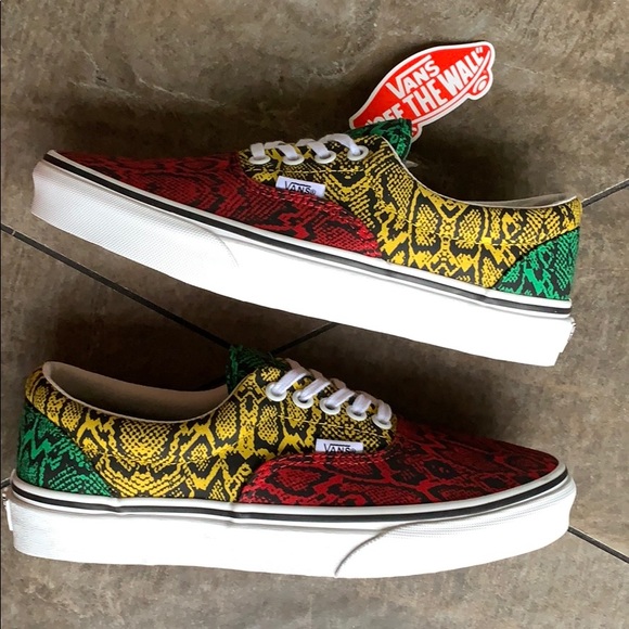 VANS ERA MULTI PYTHON Rasta/TrWht WMNS - Picture 13 of 16